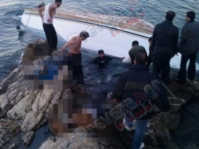 At least 12 people dead as inflatable boat sinks off the coast of Lefkada, Ionian Sea